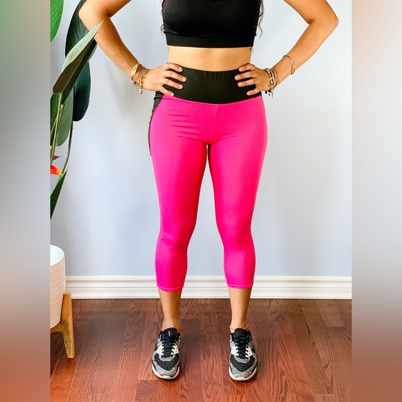 High Waist Fitness Leggings ~ PINK (S - XL) - Picture 3 of 4
